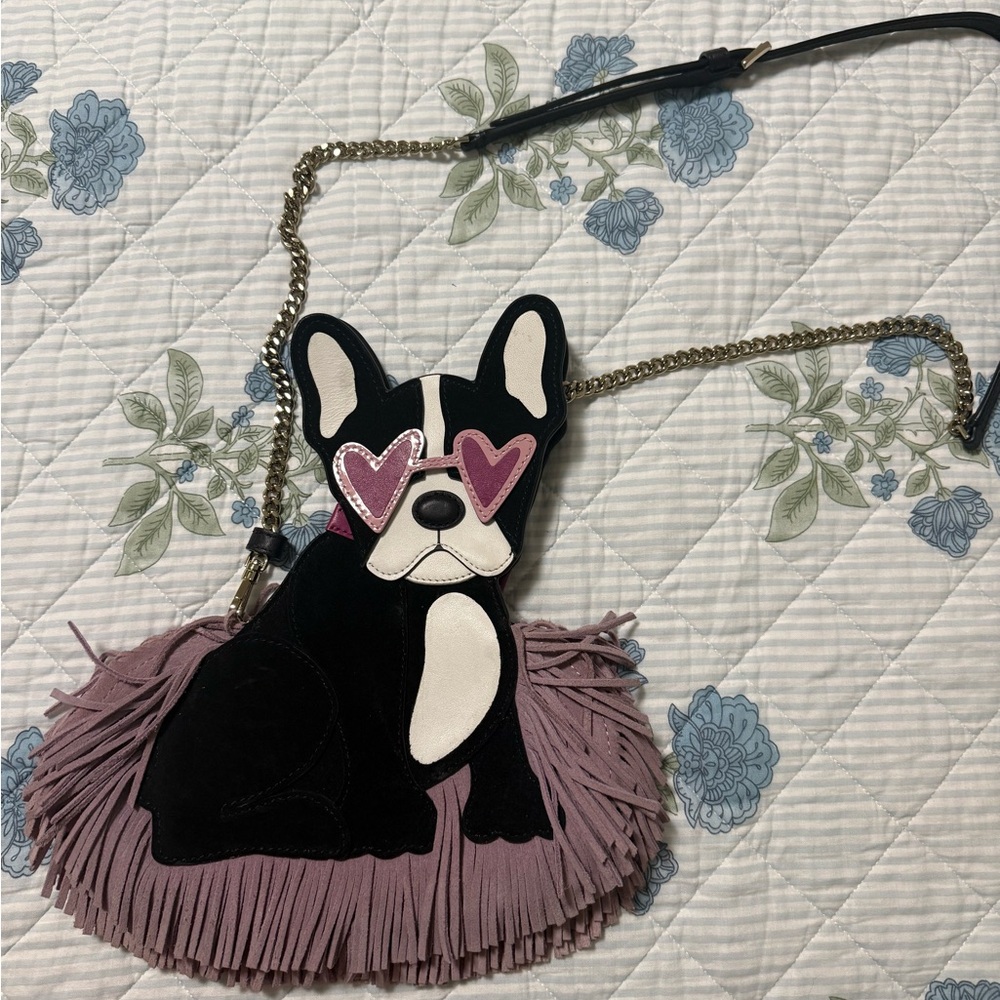 Kate Spade Boston Terrier Dog Purse